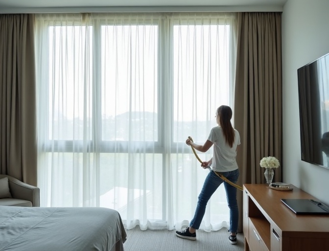 Springfield Lakes Sheer Curtain Cleaning